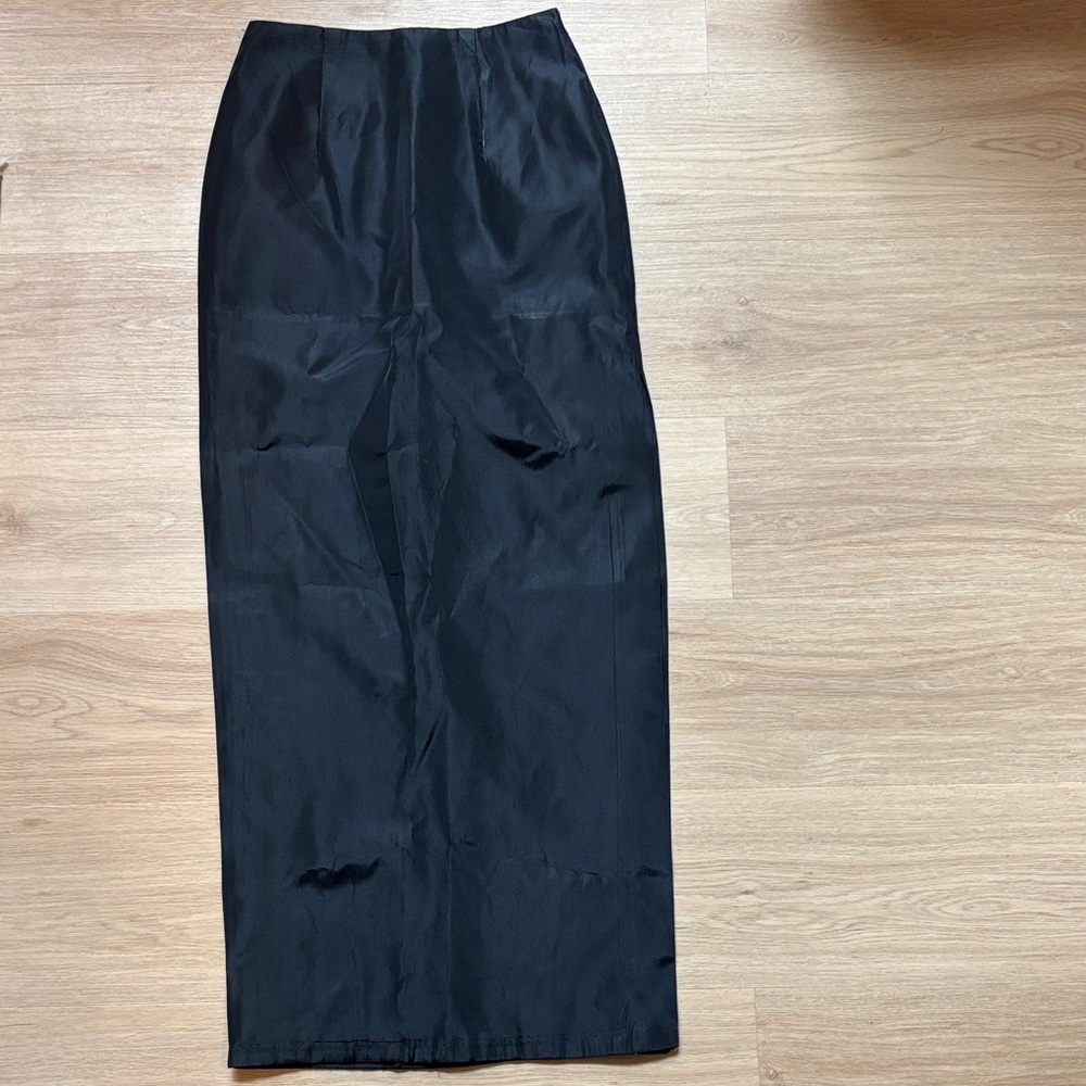 Jessica McClintock Elegant Black Maxi Skirt